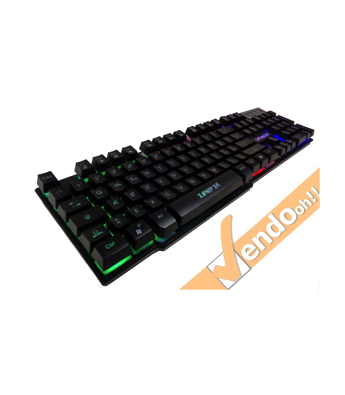 TASTIERA GAMING GAMMEC XSNIPER BACKLIGHT 3 COLORI
