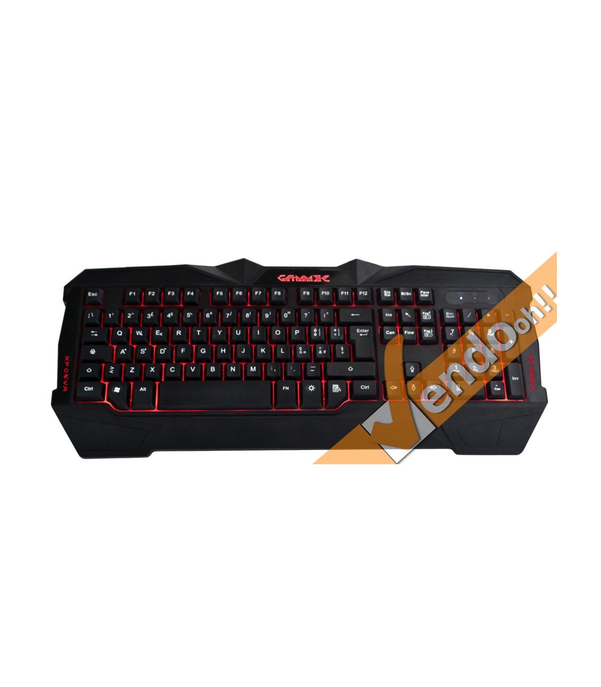 TASTIERA GAMING GAMMEC XFORCE BACKLIGHT 3 COLORI