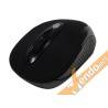 MOUSE MAUSE WIRELESS SENZA FILO 6 TASTI COLORATO NERO GOMMATO PUNTATORE LASER
