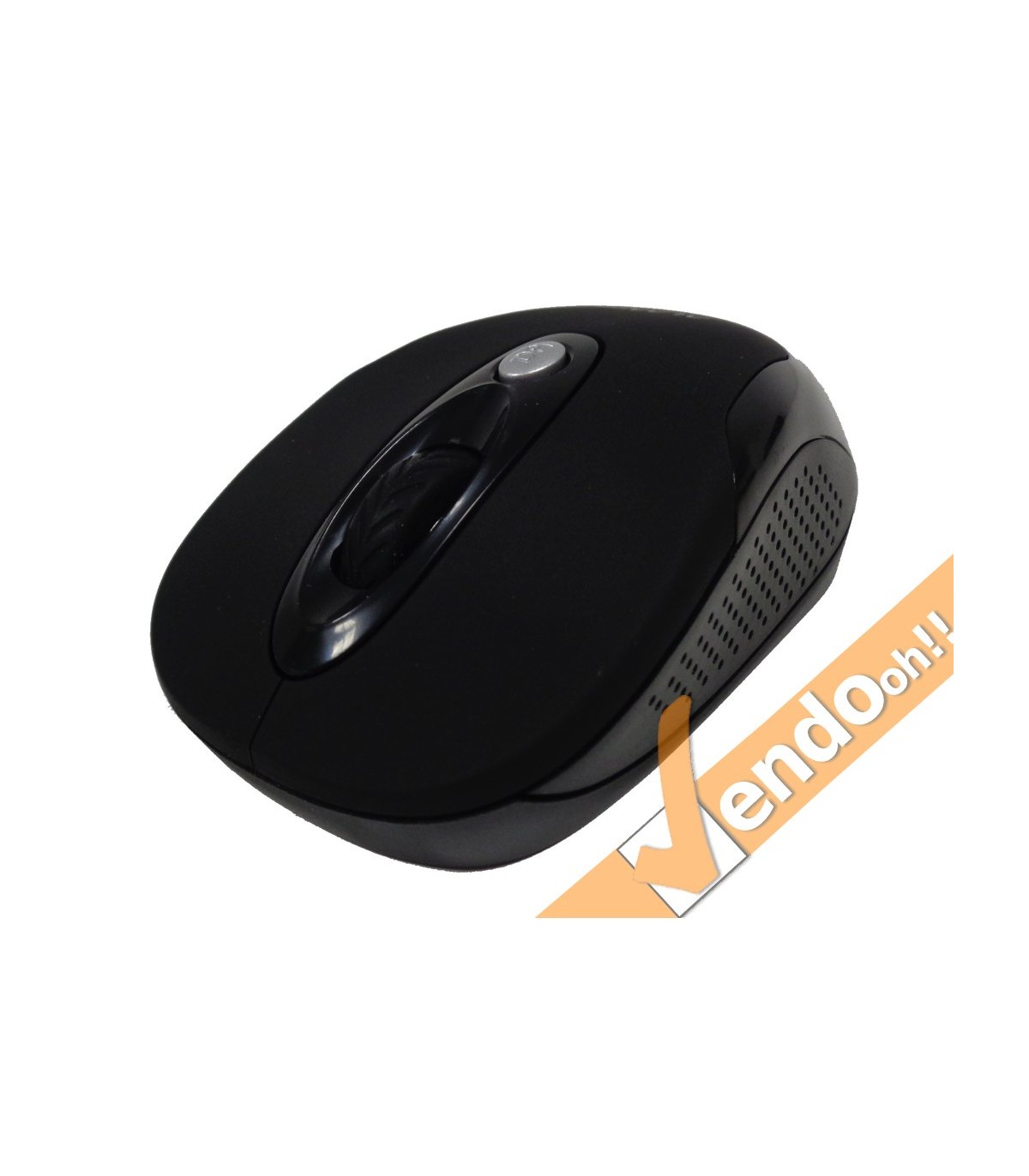 MOUSE MAUSE WIRELESS SENZA FILO 6 TASTI COLORATO NERO GOMMATO PUNTATORE OTTICO