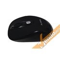 MOUSE MAUSE WIRELESS SENZA FILO 6 TASTI COLORATO NERO GOMMATO PUNTATORE LASER
