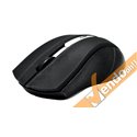 MOUSE MAUSE WIRELESS SENZA FILO 6 TASTI COLORATO NERO GOMMATO PUNTATORE LASER