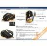 MOUSE USB A FILO LASER GAMING COMPUTER PC GAME 800 1600 2400 3200 DPI 7 TASTI