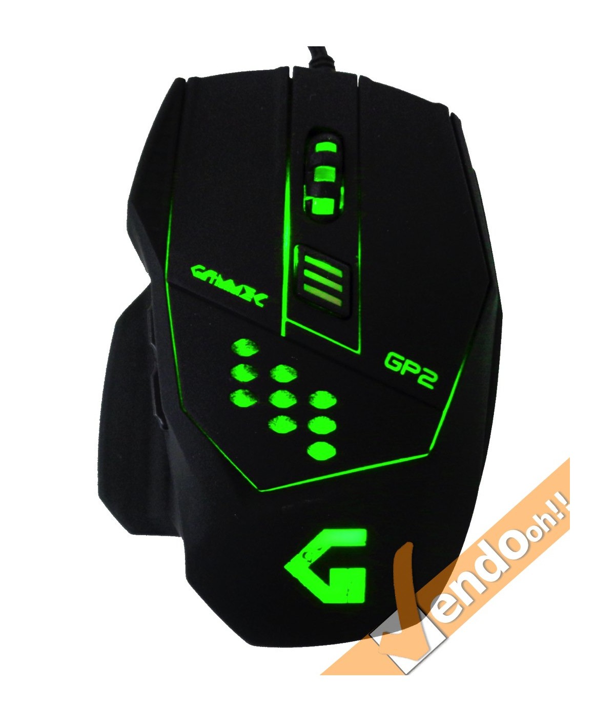MOUSE PROGRAMMABILE USB OTTICO 6 TASTI GAMING GAME 1200 1600 2000 2400 3200 DPI