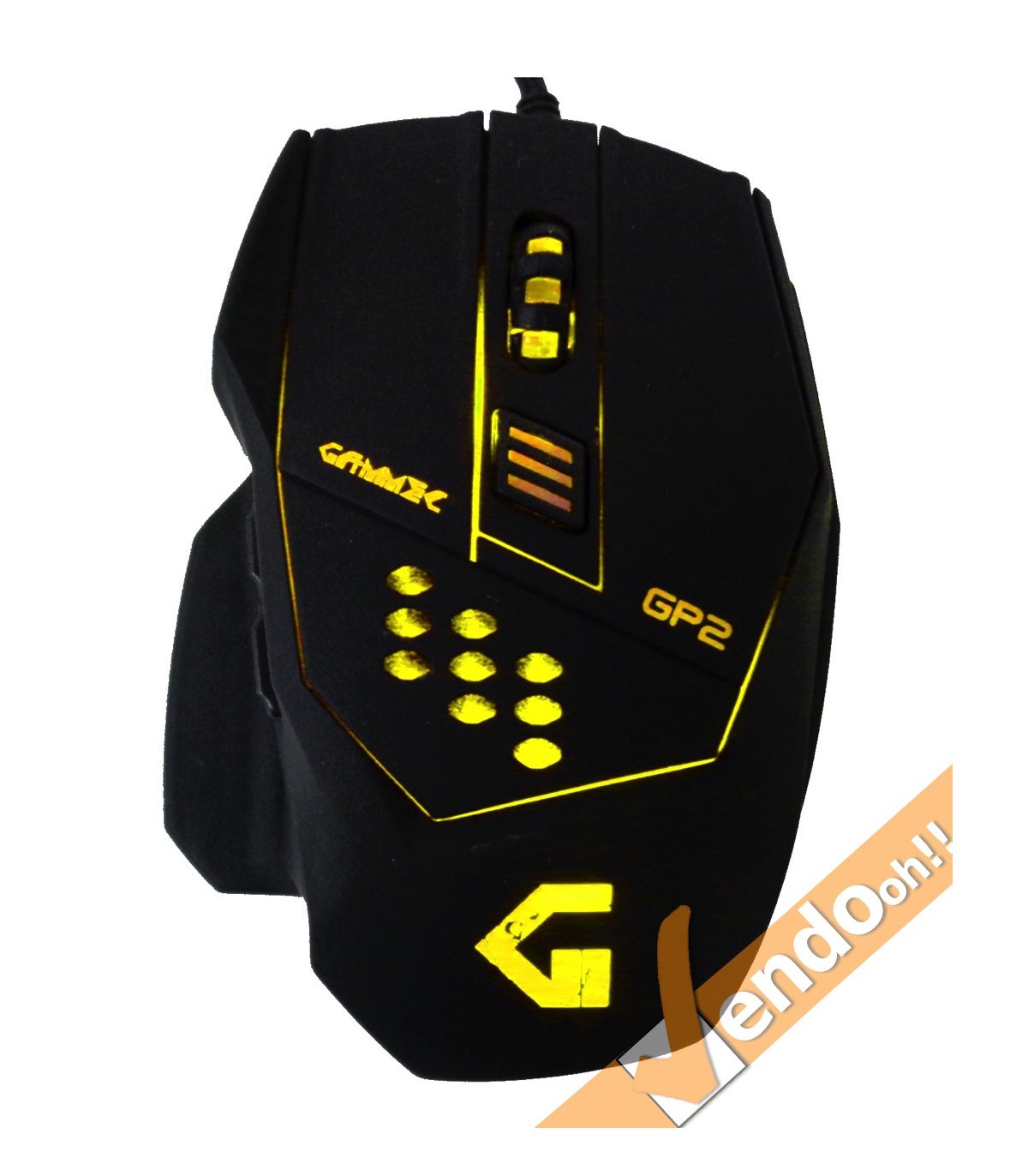 MOUSE PROGRAMMABILE USB OTTICO 6 TASTI GAMING GAME 1200 1600 2000 2400 3200 DPI