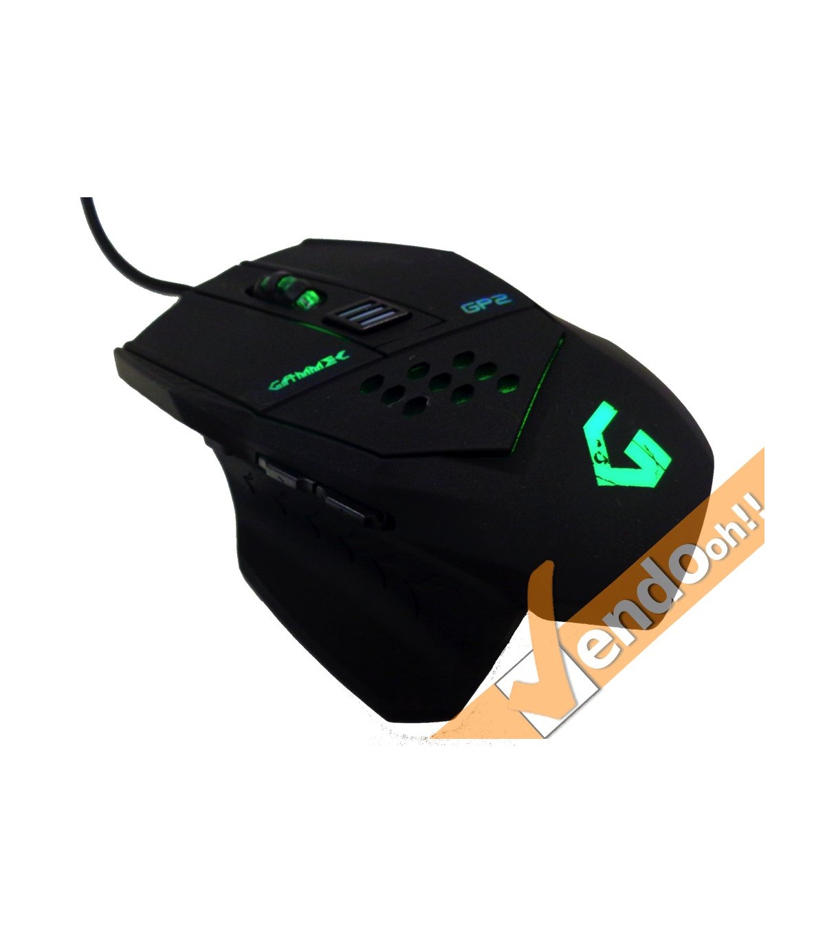 MOUSE USB A FILO LASER GAMING COMPUTER PC GAME 800 1600 2400 3200 DPI 7 TASTI