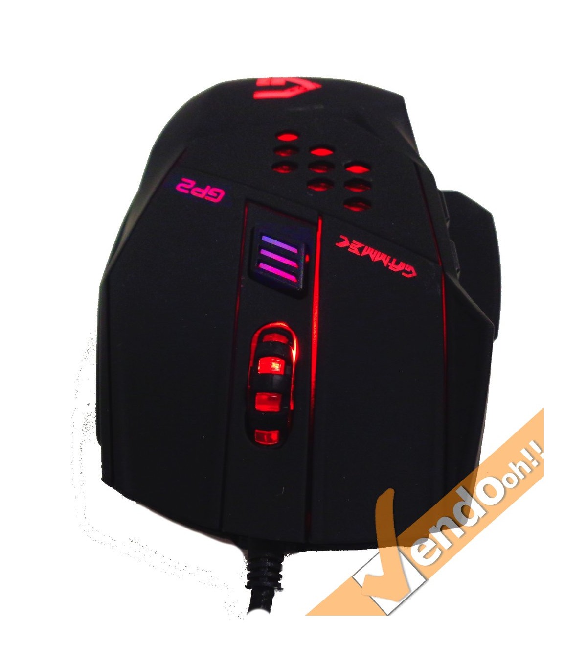 MOUSE PROGRAMMABILE USB OTTICO 6 TASTI GAMING GAME 1200 1600 2000 2400 3200 DPI