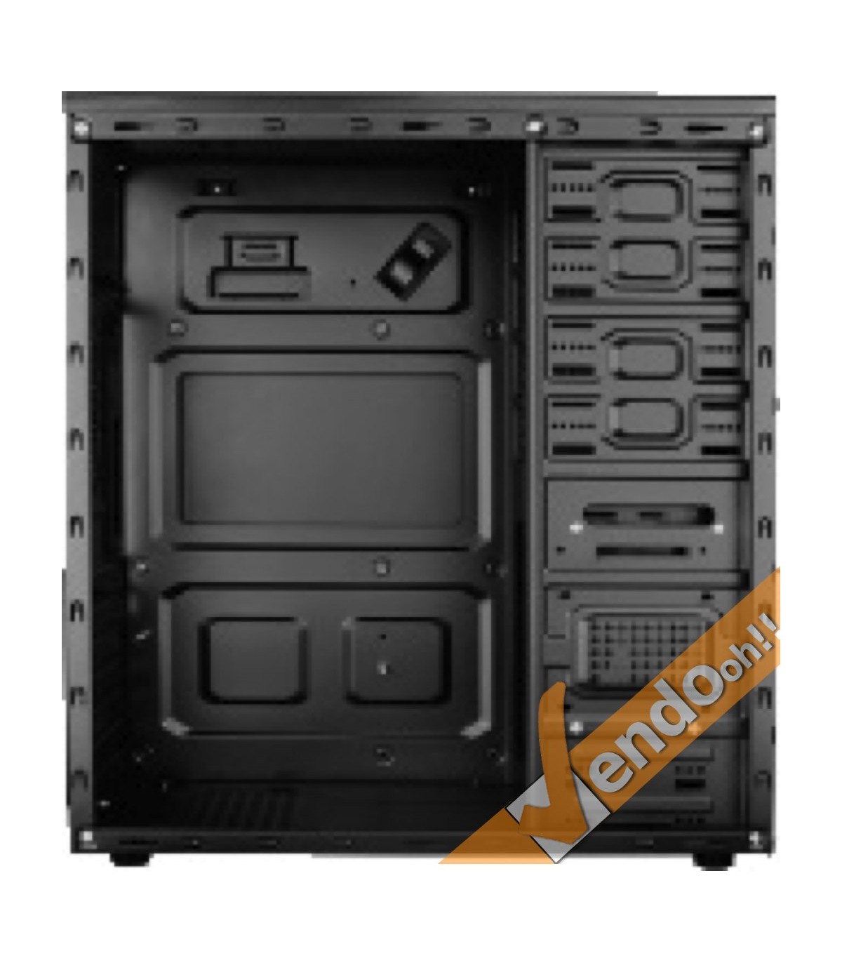 CASE COMPUTER PC GAMING ATX IN METALLO CON MANIGLIA USB 3 VENTOLA LUMINOSA A LED