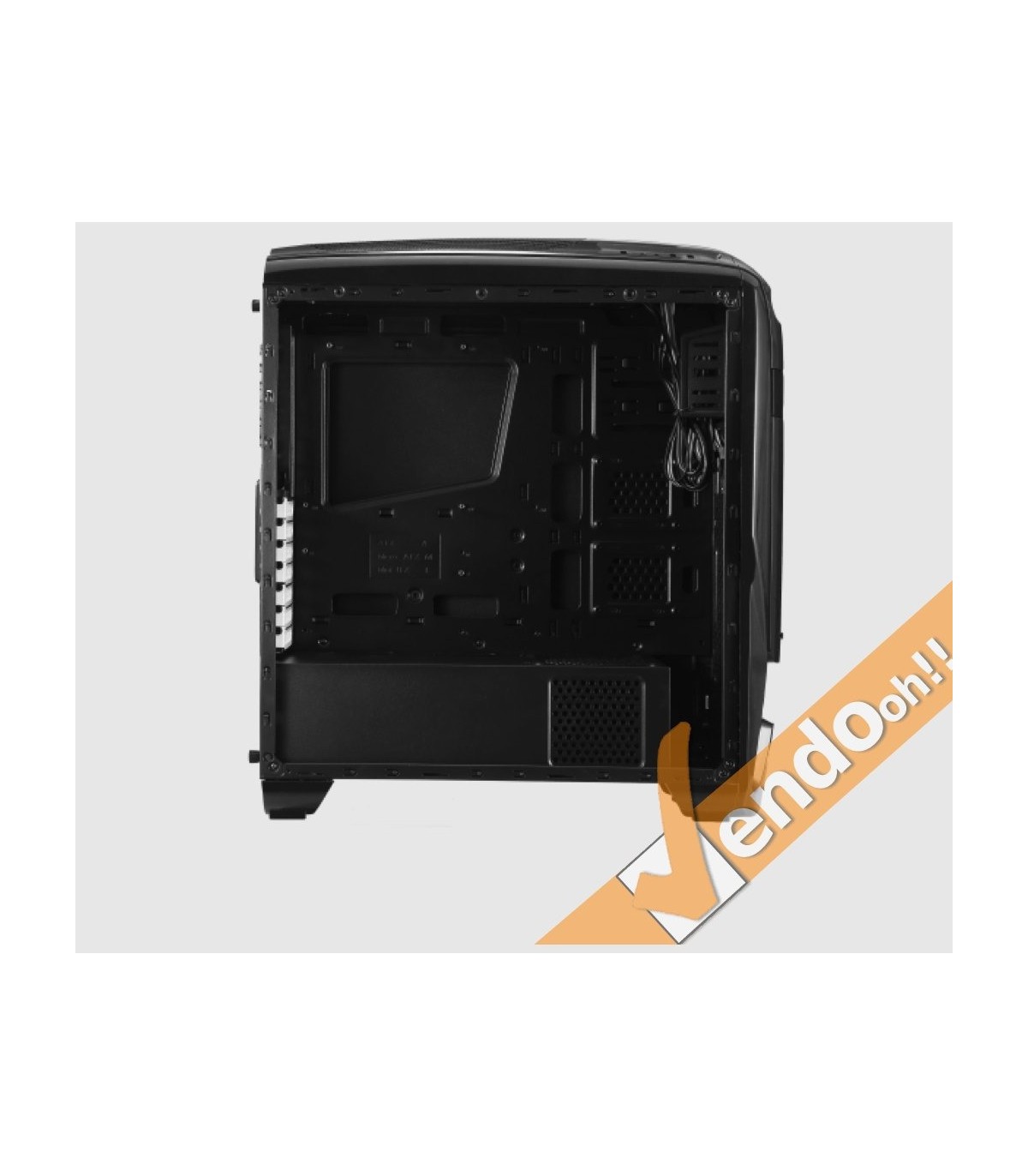 CASE COMPUTER PC GAMING ATX IN METALLO GABBIA LIQUID COOLER INTEGRATA CARD READER