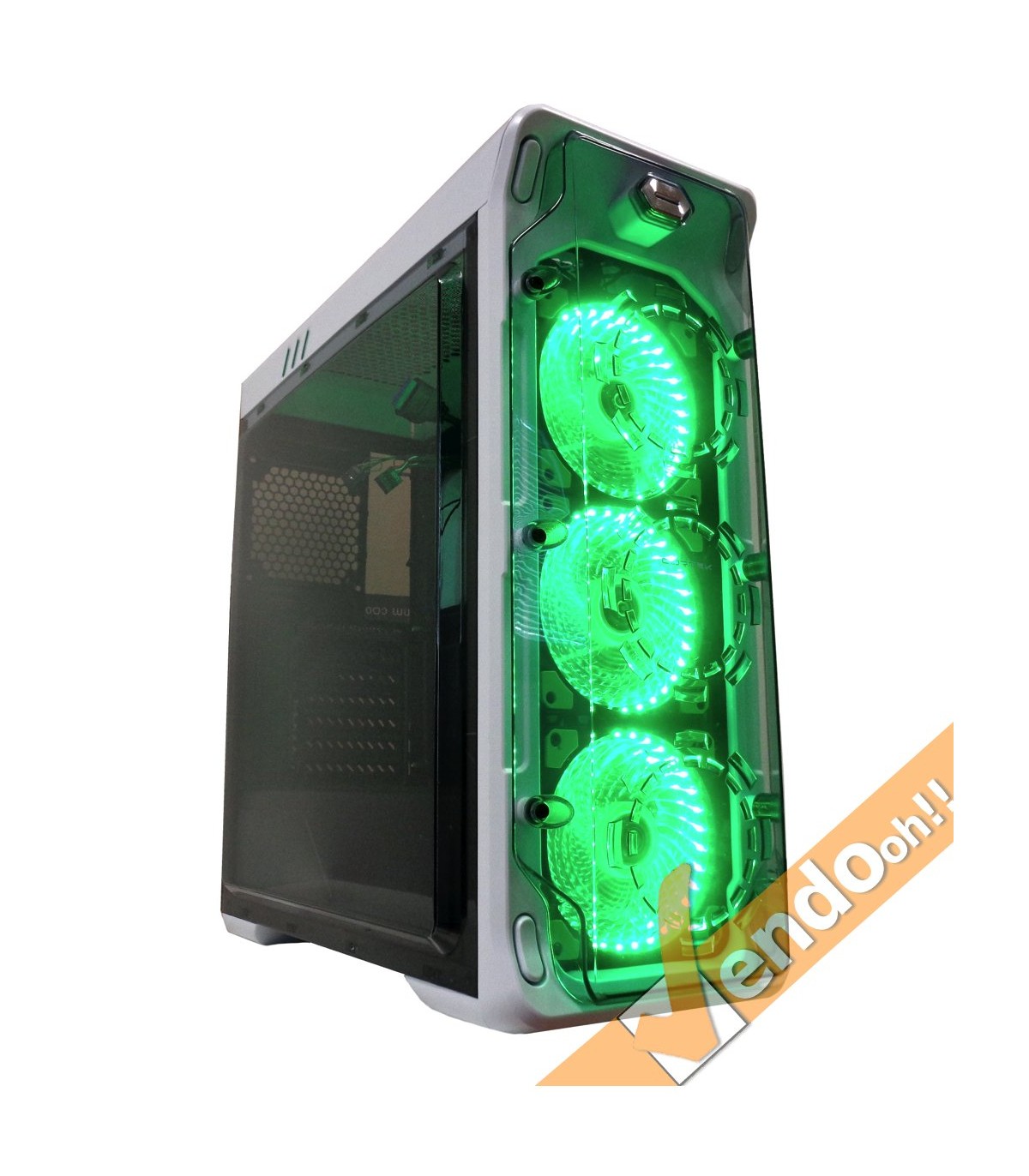 CASE COMPUTER PC GAMING ATX IN METALLO GABBIA LIQUID COOLER INTEGRATA usb 3.0 2.0