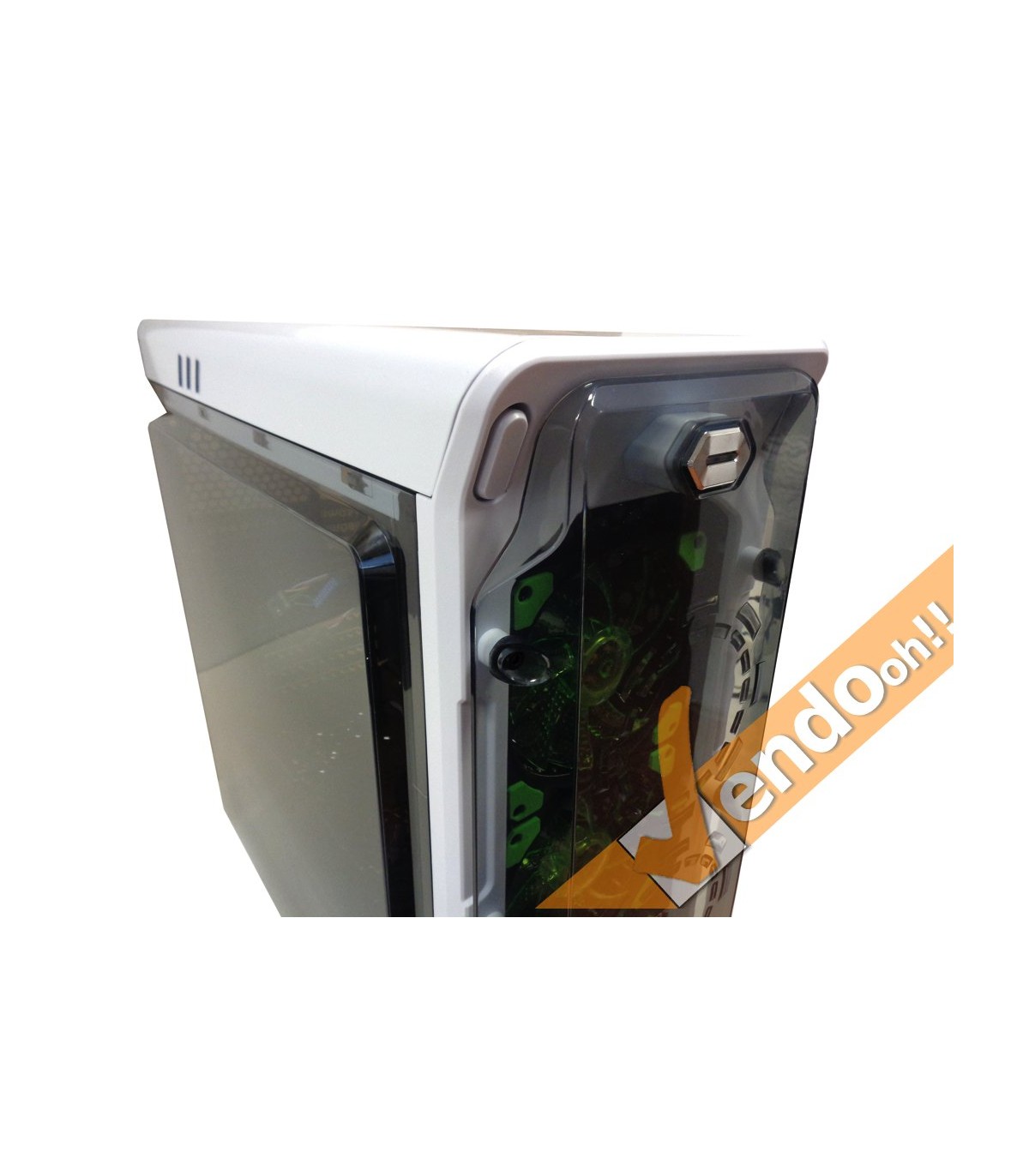 CASE COMPUTER PC GAMING ATX IN METALLO GABBIA LIQUID COOLER INTEGRATA usb 3.0 2.0