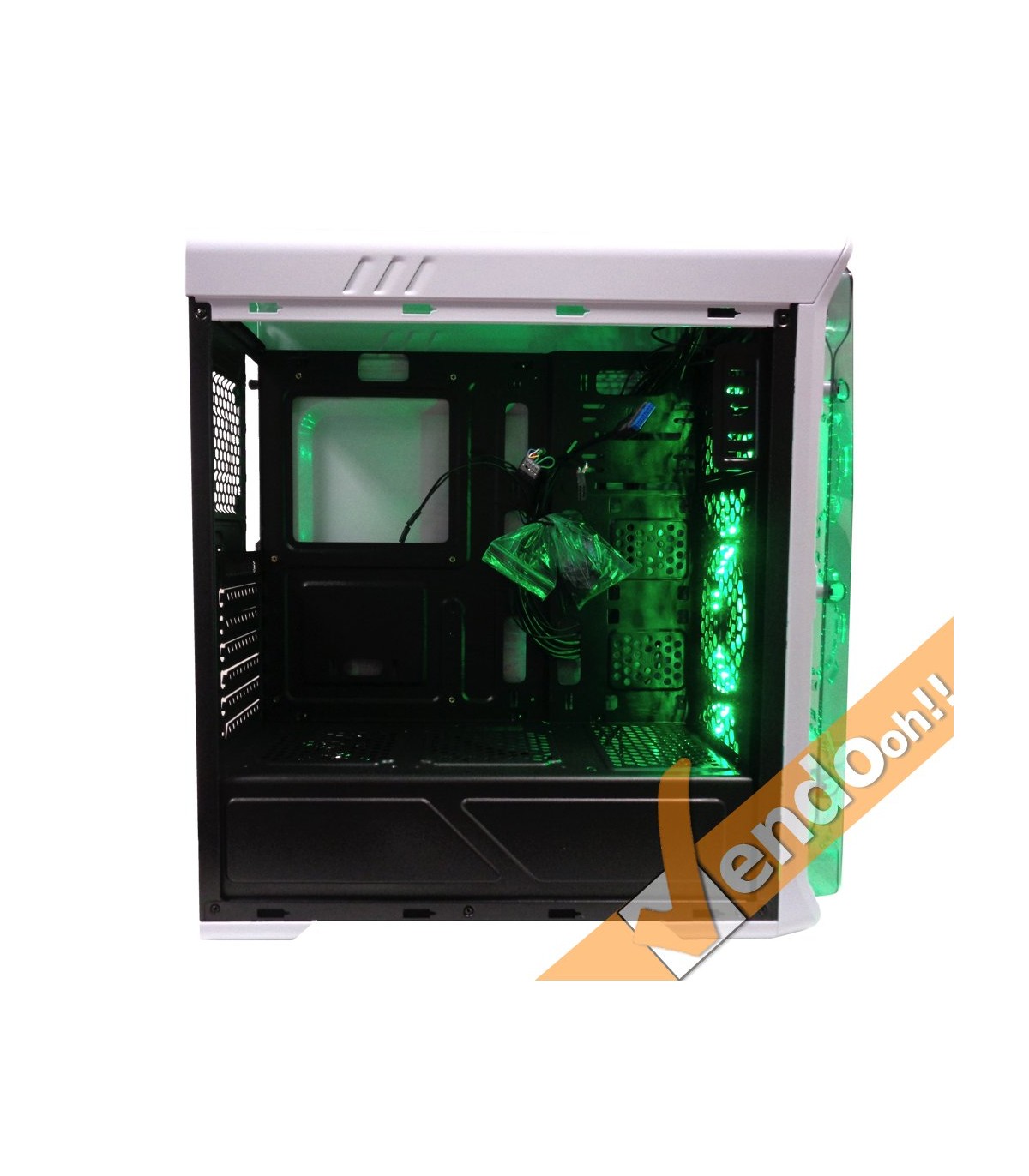 CASE COMPUTER PC GAMING ATX IN METALLO GABBIA LIQUID COOLER INTEGRATA usb 3.0 2.0