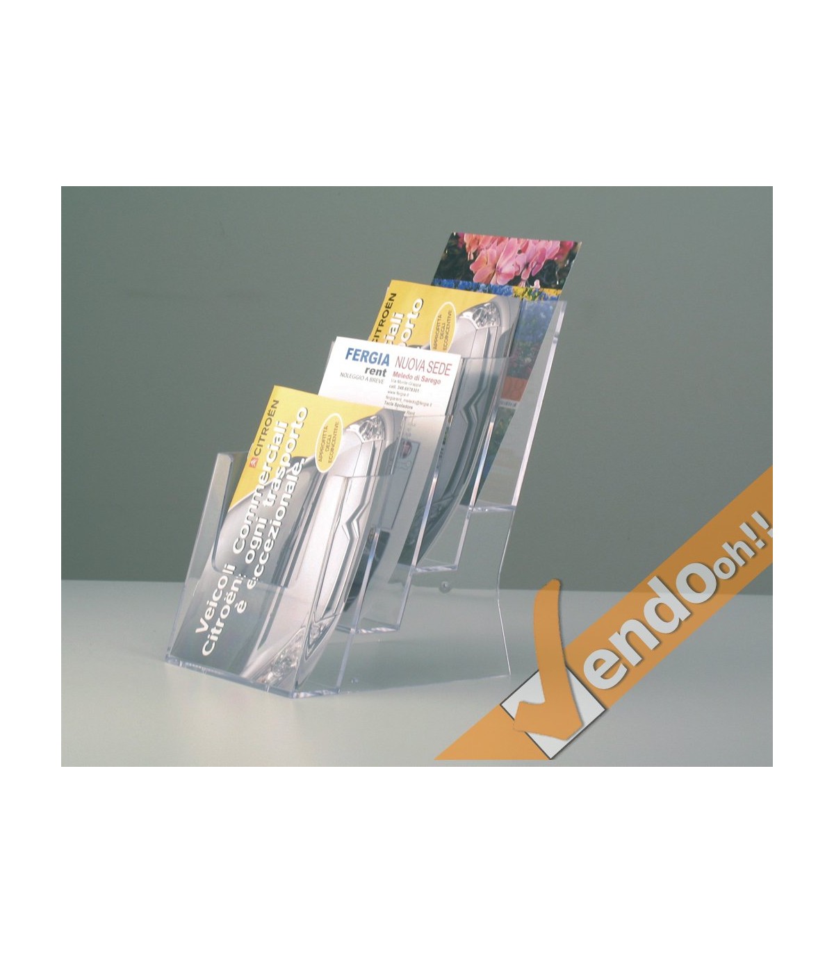 PORTA DEPLIANT DEPLIAN DA BANCO E PARETE SCRIVANIA F.TO A4 VERTICALE PDP100/M