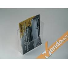 PORTA DEPLIANT DEPLIAN DA PARETE SCRIVANIA F.TO A5 3 TASCHE VERTICALE PDP301