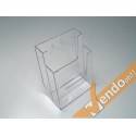 PORTA DEPLIANT DEPLIAN DA PARETE MURO F.TO A5 2 TASCHE VERTICALE PDP201