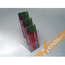 ESPOSITORE PORTA DEPLIANT PUBBLICITA' DA APPENDERE A MURO PARETE NEGOZIO PDP102