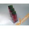 ESPOSITORE PORTA DEPLIANT DA APPENDERE A MURO PARETE 3 TASCHE 1/3 DI A4 PDP302