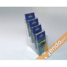 ESPOSITORE PORTA DEPLIANT PUBBLICITA' DA APPENDERE A MURO PARETE NEGOZIO PDP102