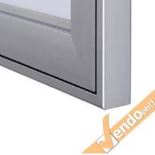 BACHECA DA ESTERNO APERTURA A LIBRO ESPOSITORE PUBBLICITARIO CON SERRATURA