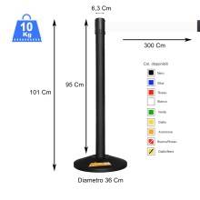 COLONNA COLONNINA NASTRO BIANCO TEATRO AEROPORTO SEGNA PERCORSO DELIMITA AREA