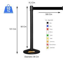 COLONNA COLONNINA NASTRO NERO TEATRO AEROPORTO SEGNA PERCORSO DELIMITA AREA