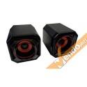 COPPIA CASSE AUDIO USB CON WOOFER SPEAKER PER COMPUTER PC PORTATILE MAC WINDOWS