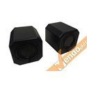 COPPIA CASSE AUDIO USB CON WOOFER SPEAKER PER COMPUTER PC PORTATILE MAC WINDOWS
