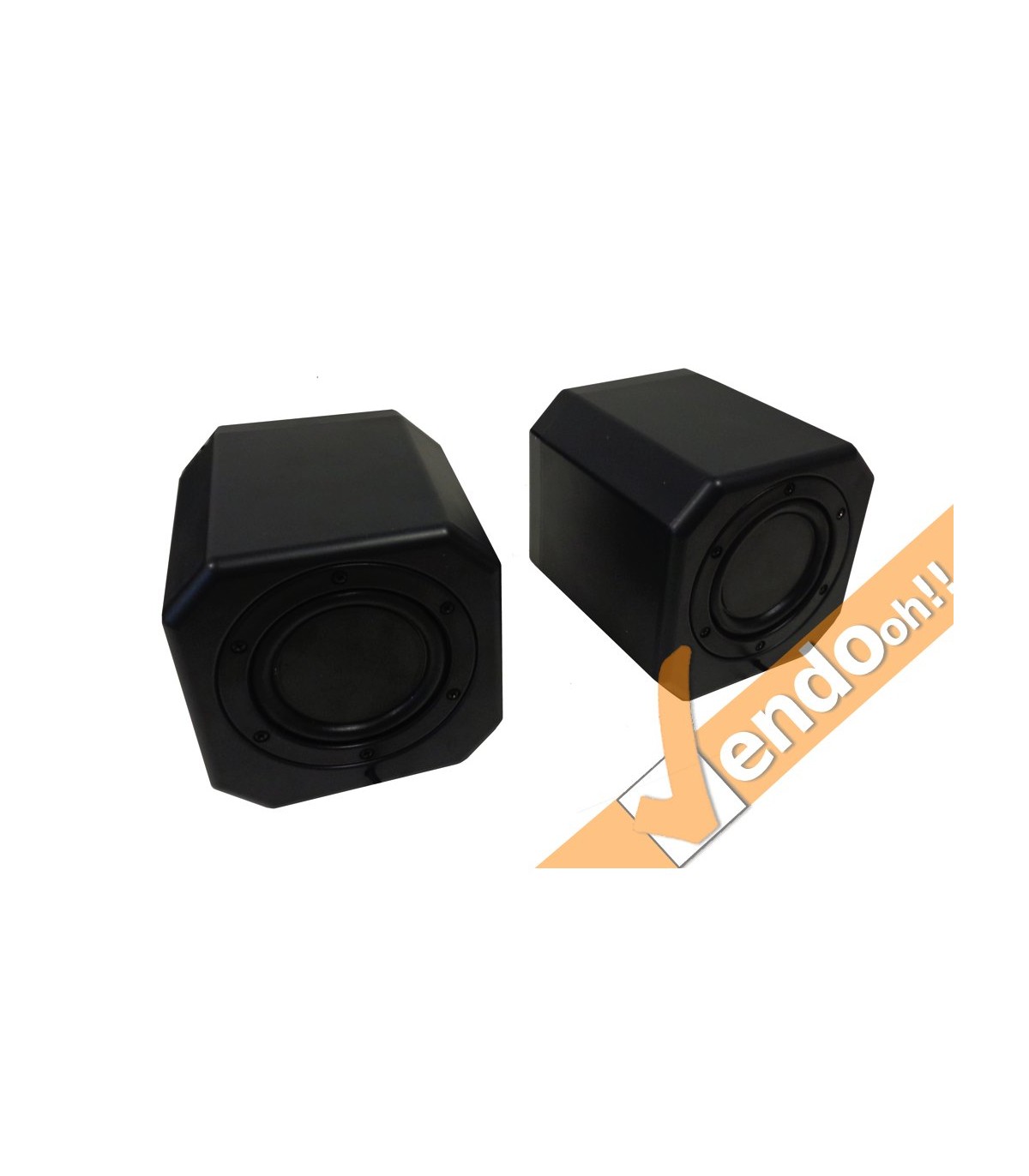 COPPIA DI CASSE USB CONTROLLO VOLUME SPEAKER COMPUTER PC PORTATILE MAC WINDOWS