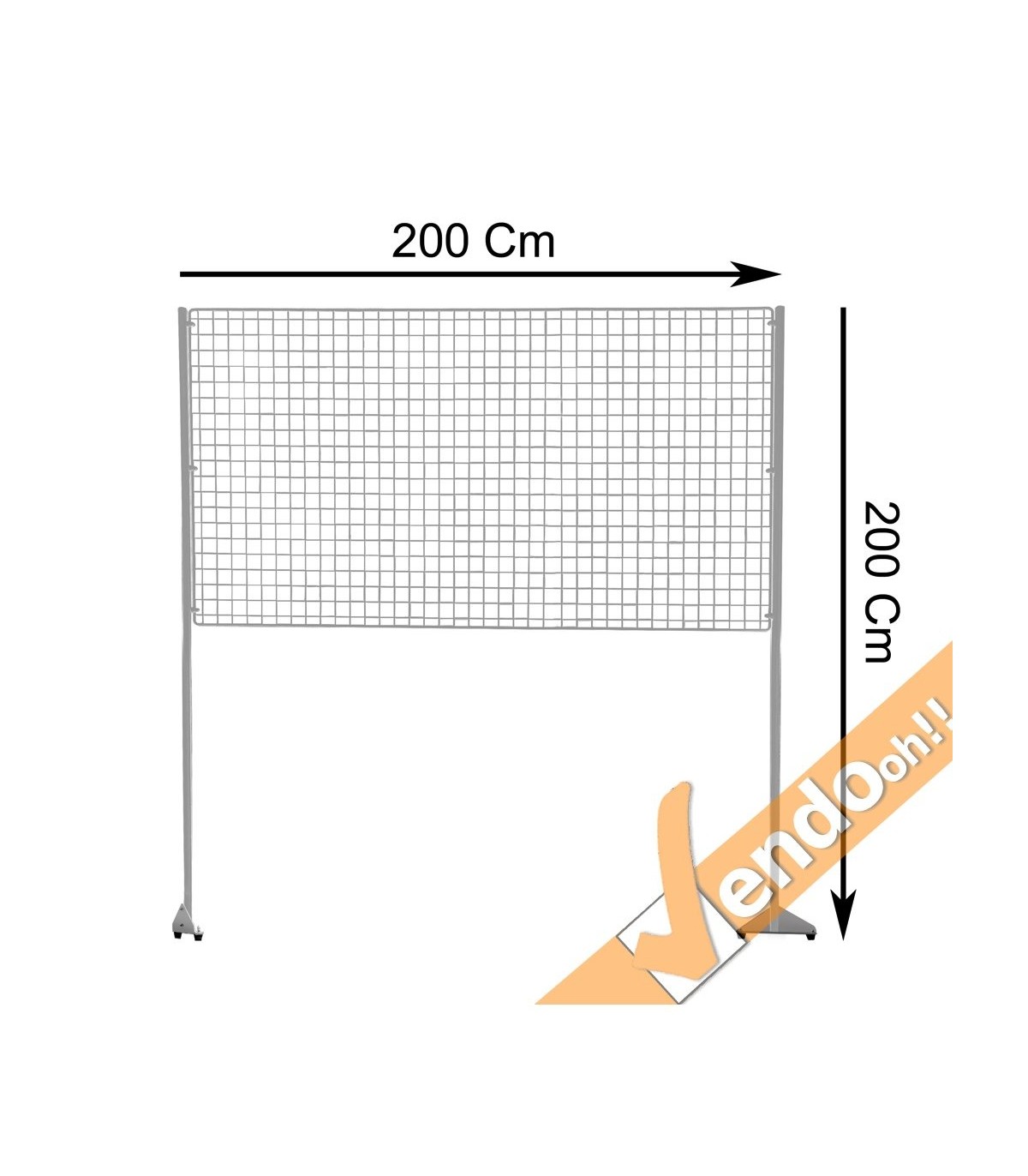 PARETE DIVISORIA IN FOREX BIANCO PER UFFICIO STUDIO NEGOZIO RECEPTION WHL800/B