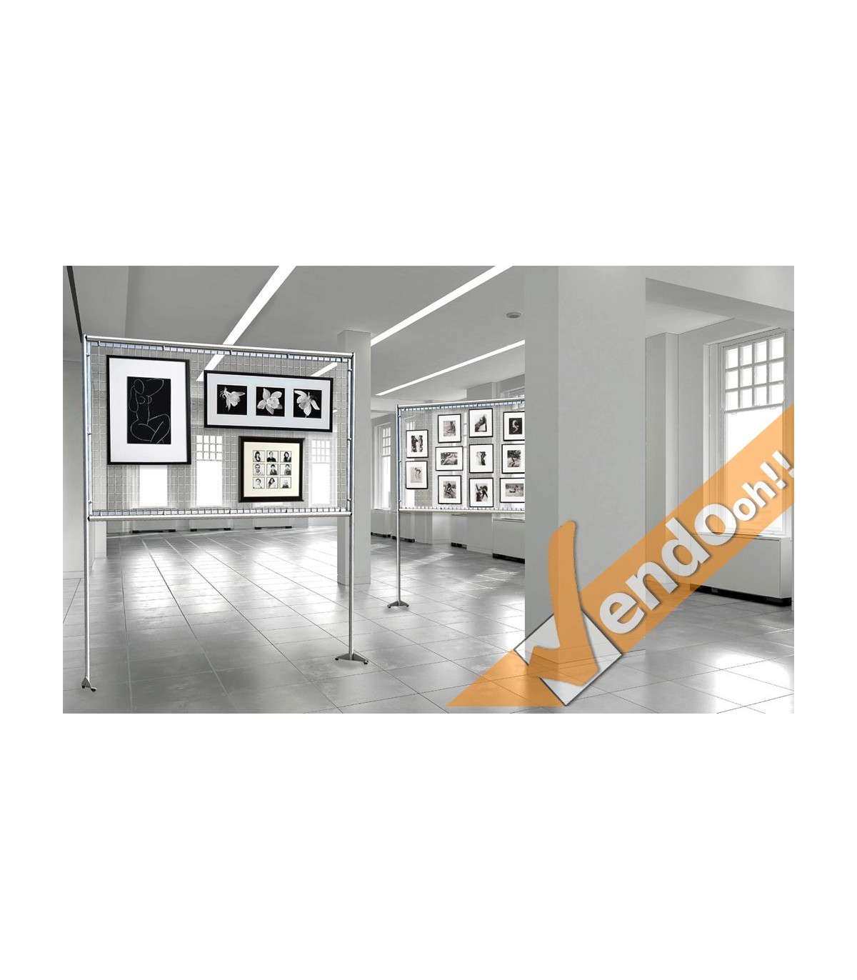 PARETE DIVISORIA IN FOREX BIANCO PER UFFICIO STUDIO NEGOZIO RECEPTION WHL800/B