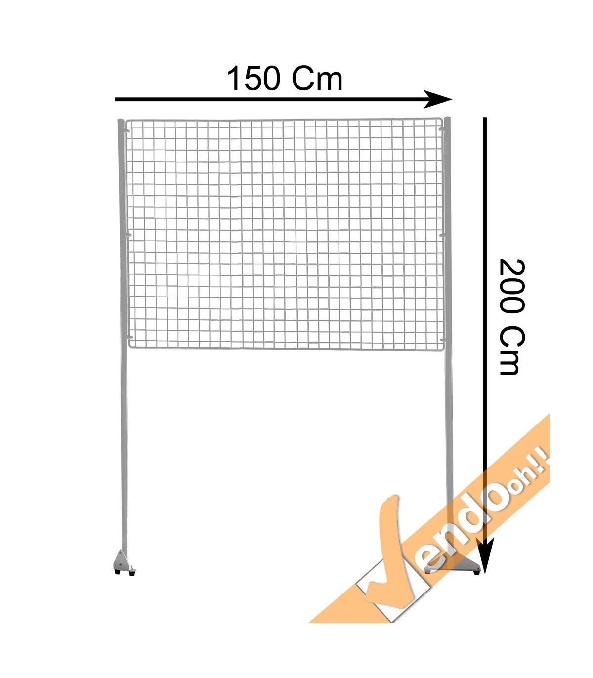 PARETE DIVISORIA IN FOREX BIANCO PER UFFICIO STUDIO NEGOZIO RECEPTION WHL800/B