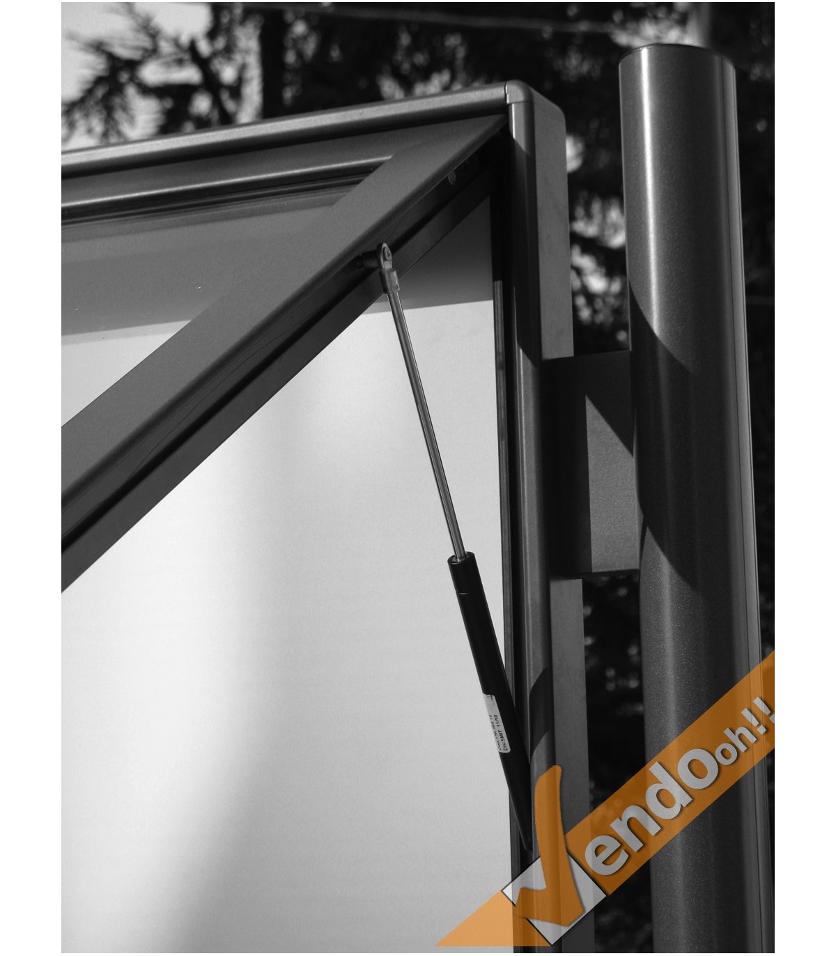 BACHECA DA ESTERNO APERTURA A RIBALTA ESPOSITORE PUBBLICITARIO PORTA AVVISI