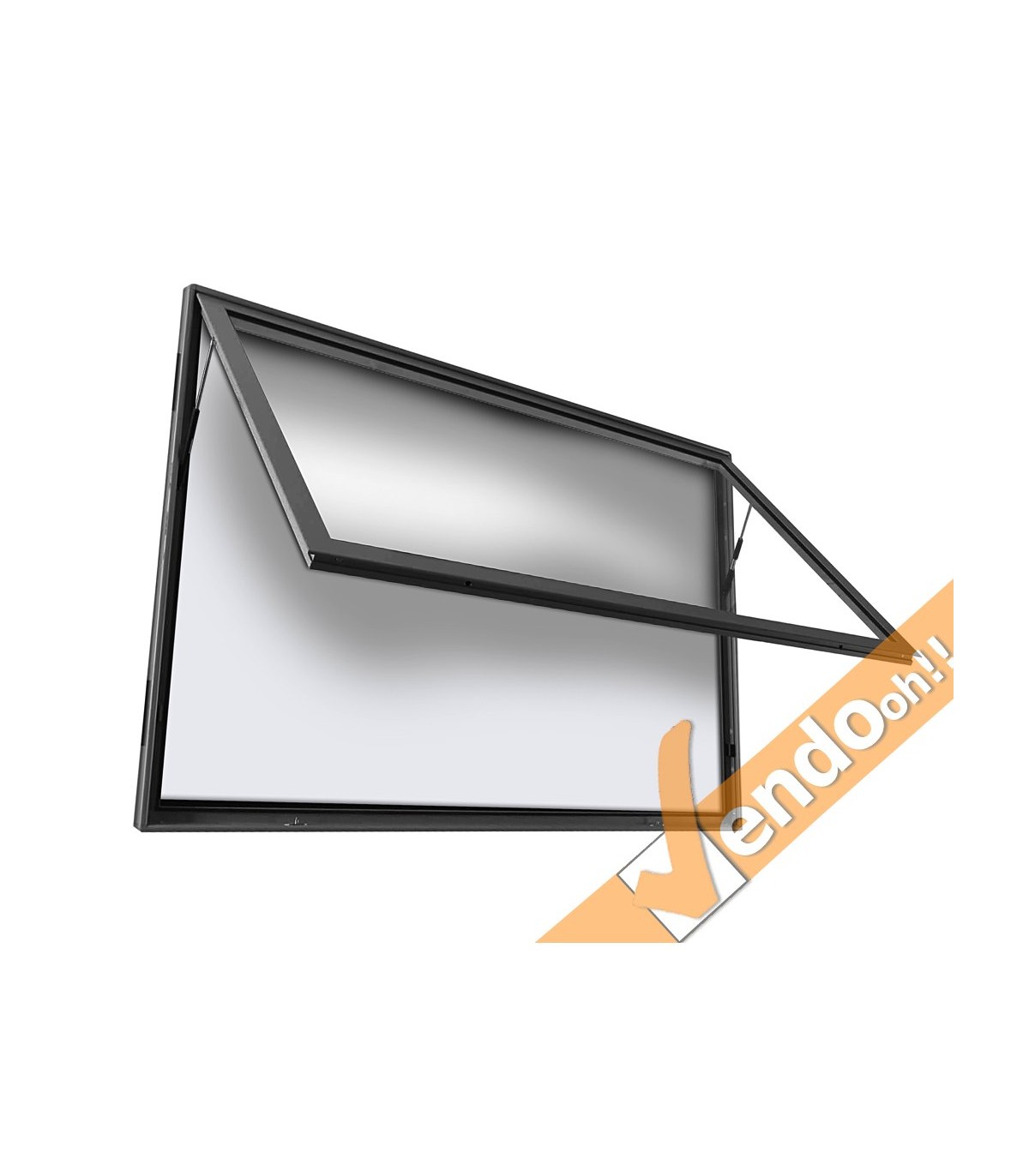 BACHECA DA ESTERNO APERTURA A RIBALTA ESPOSITORE PUBBLICITARIO PORTA AVVISI