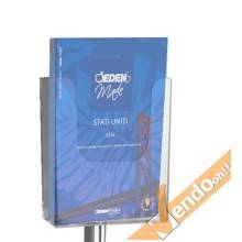 ESPOSITORE PUBBLICITARIO A4 DA PAVIMENTO PORTA DEPLIANT LOCANDINE BROCHURE SLV06