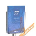 ESPOSITORE PUBBLICITARIO A4 DA PAVIMENTO PORTA DEPLIANT LOCANDINE BROCHURE SLV05