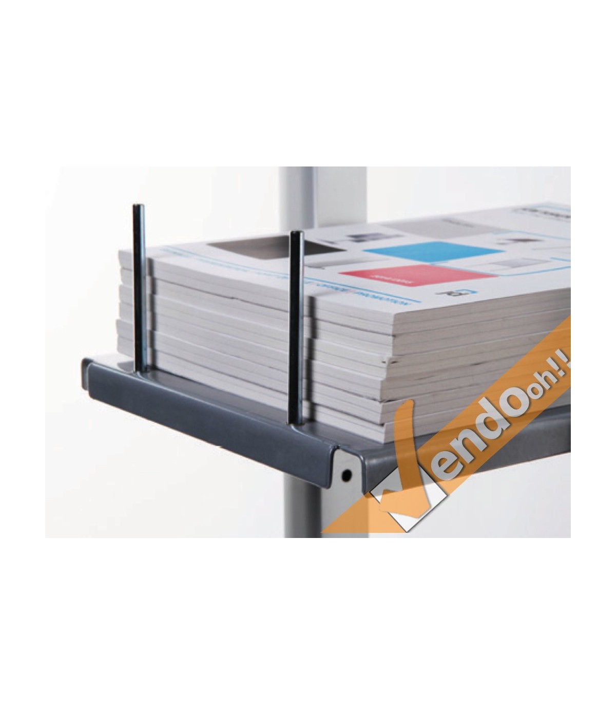 ESPOSITORE PUBBLICITARIO A4 DA PAVIMENTO PORTA DEPLIANT LOCANDINE BROCHURE SLV05