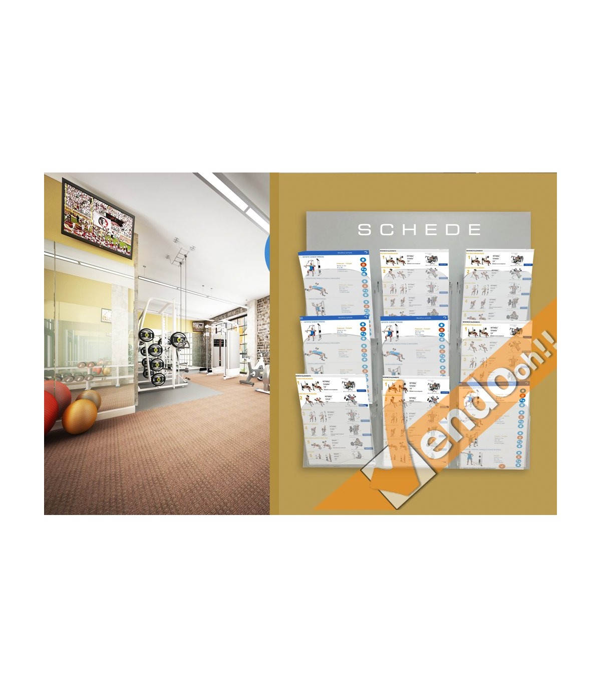 ESPOSITORE PUBBLICITARIO A4 DA PAVIMENTO PORTA DEPLIANT LOCANDINE BROCHURE SLV05