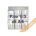 ESPOSITORE PUBBLICITARIO A4 DA PAVIMENTO PORTA DEPLIANT LOCANDINE BROCHURE SLV06