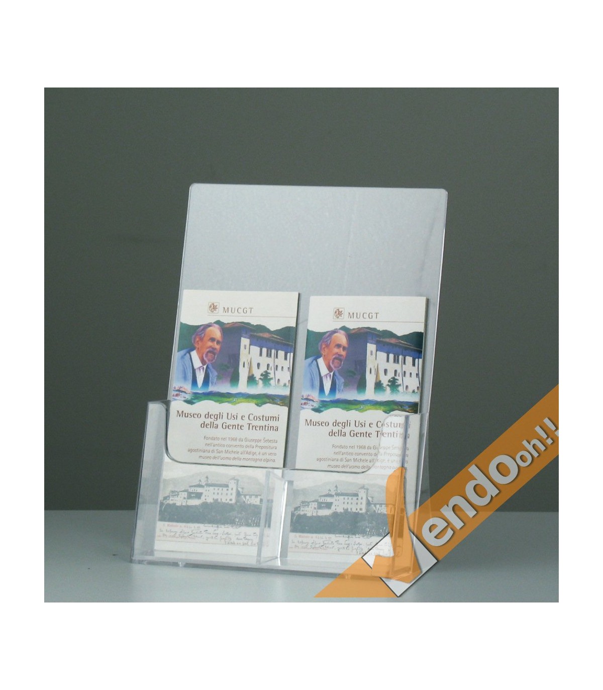 ESPOSITORE DA BANCO PORTA DEPLIANT F.TO 1/3 DI A4 BANCO SCRIVANIA NEGOZIO PDB204