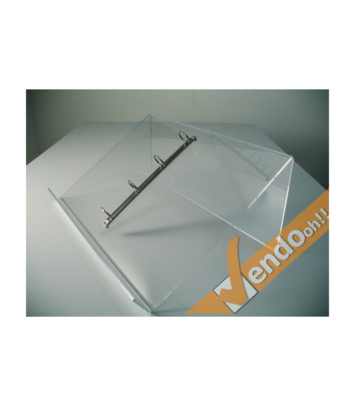 LEGGIO DA TAVOLO CON ANELLI ESPOSITORE REGGILIBRO REGGISPARTITO 50X30 LGG05A