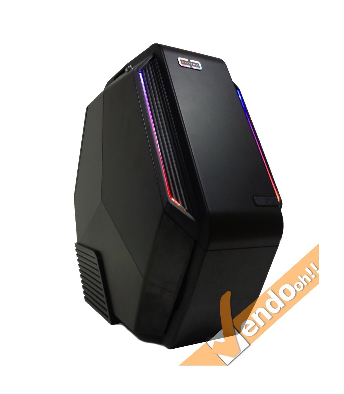 CASE COMPUTER PC GAMING ATX IN METALLO GABBIA LIQUID COOLER INTEGRATA usb 3.0 2.0