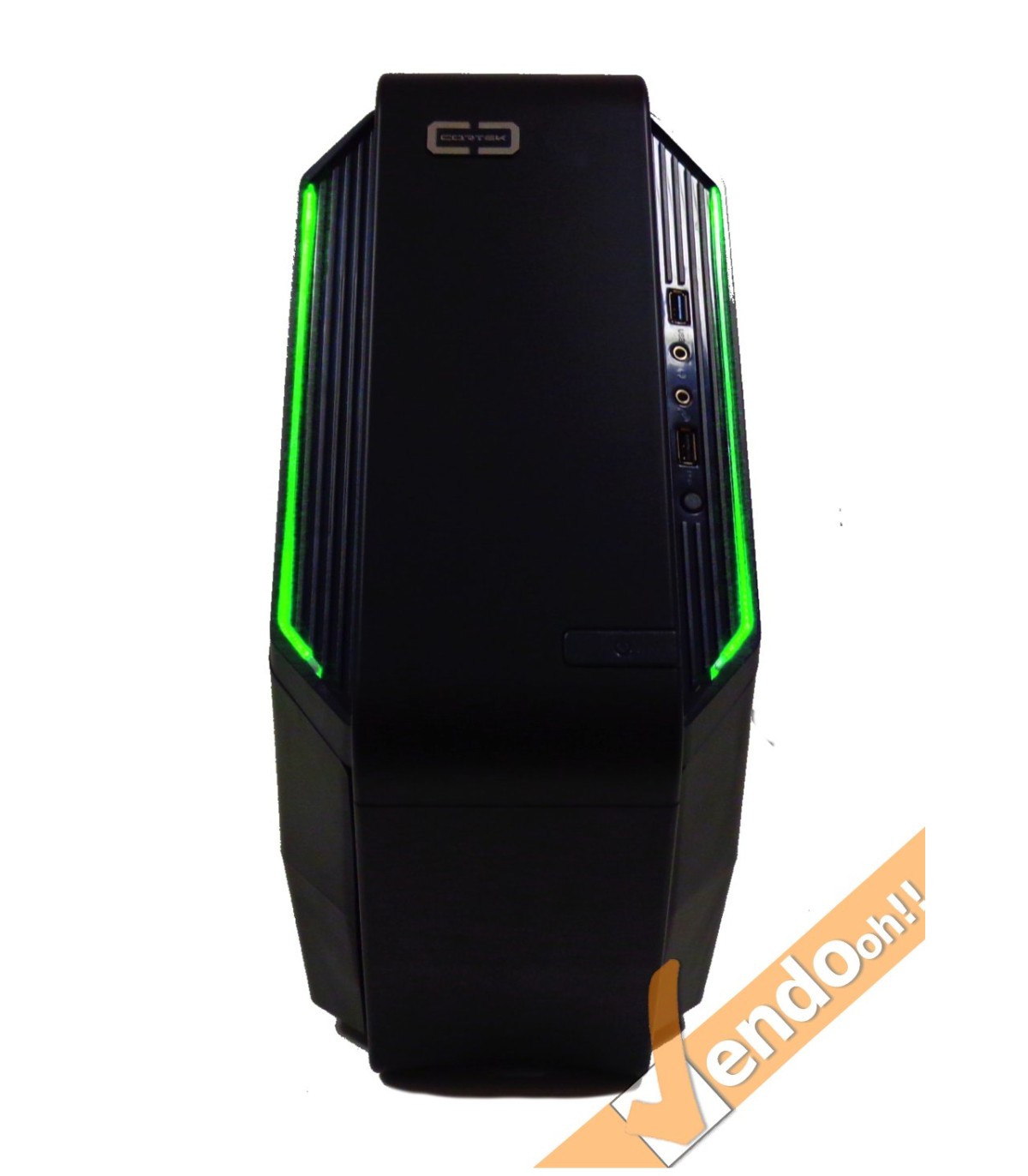 CASE COMPUTER PC GAMING ATX IN METALLO GABBIA LIQUID COOLER INTEGRATA usb 3.0 2.0