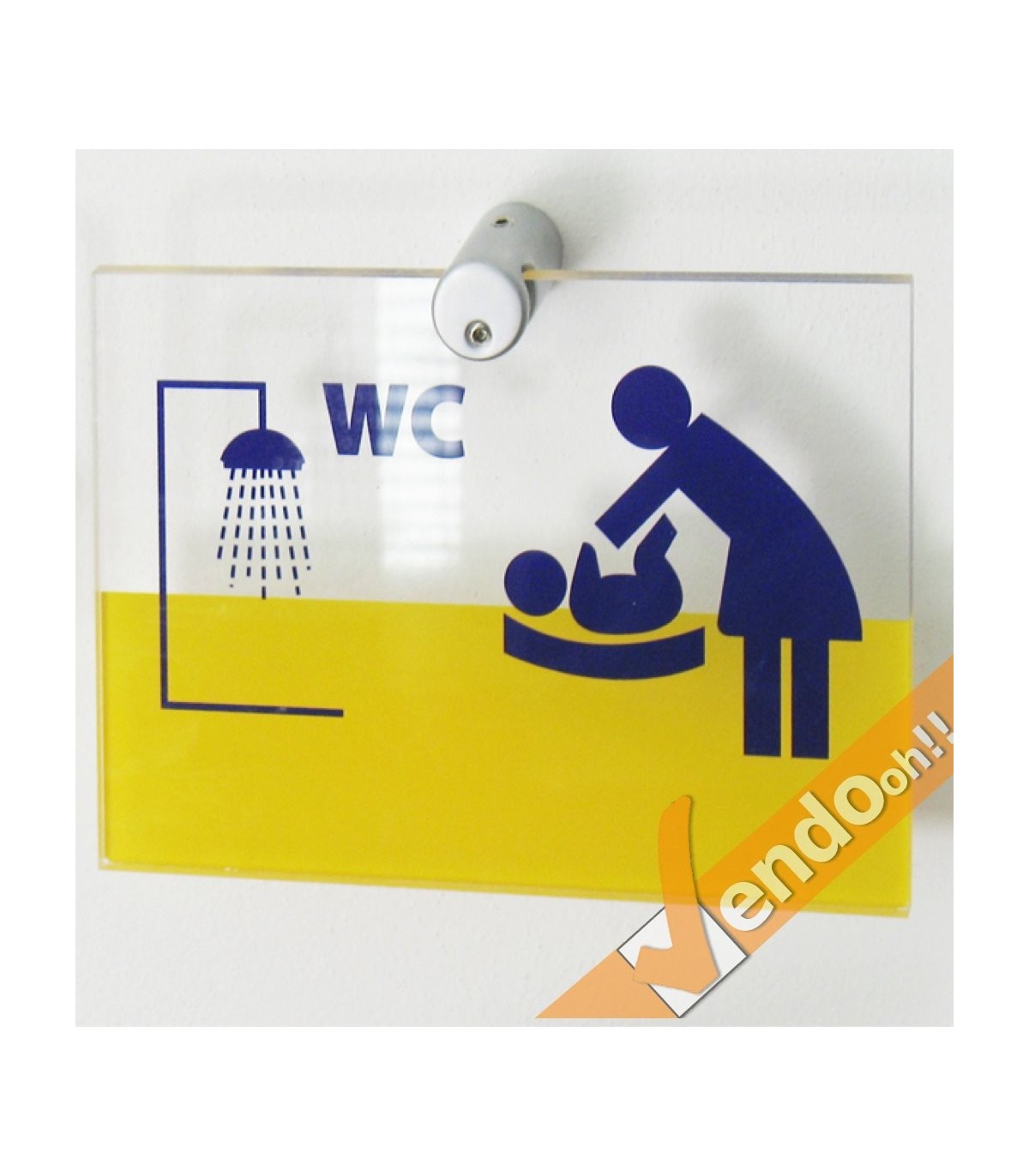 KIT 4 DISTANZIALI A VITE PER TARGHE DA PARETE MURO IN ALLUMINIO ORO 19 x 25 mm