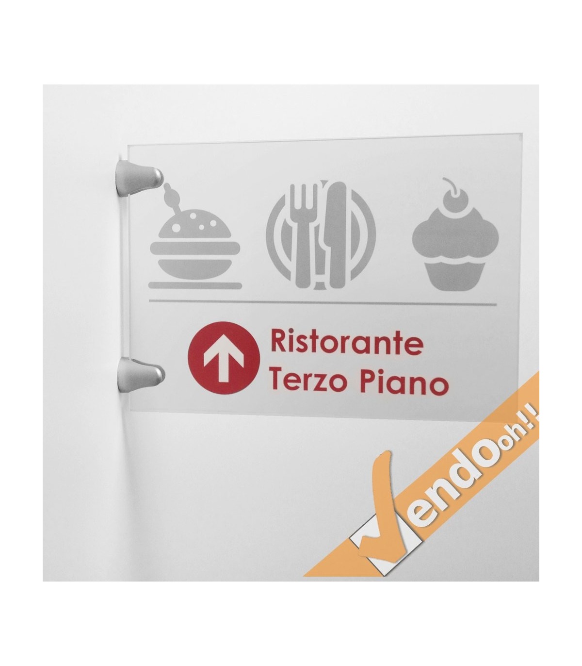 KIT 4 DISTANZIALI A VITE PER TARGHE DA PARETE MURO IN ALLUMINIO ORO 19 x 25 mm