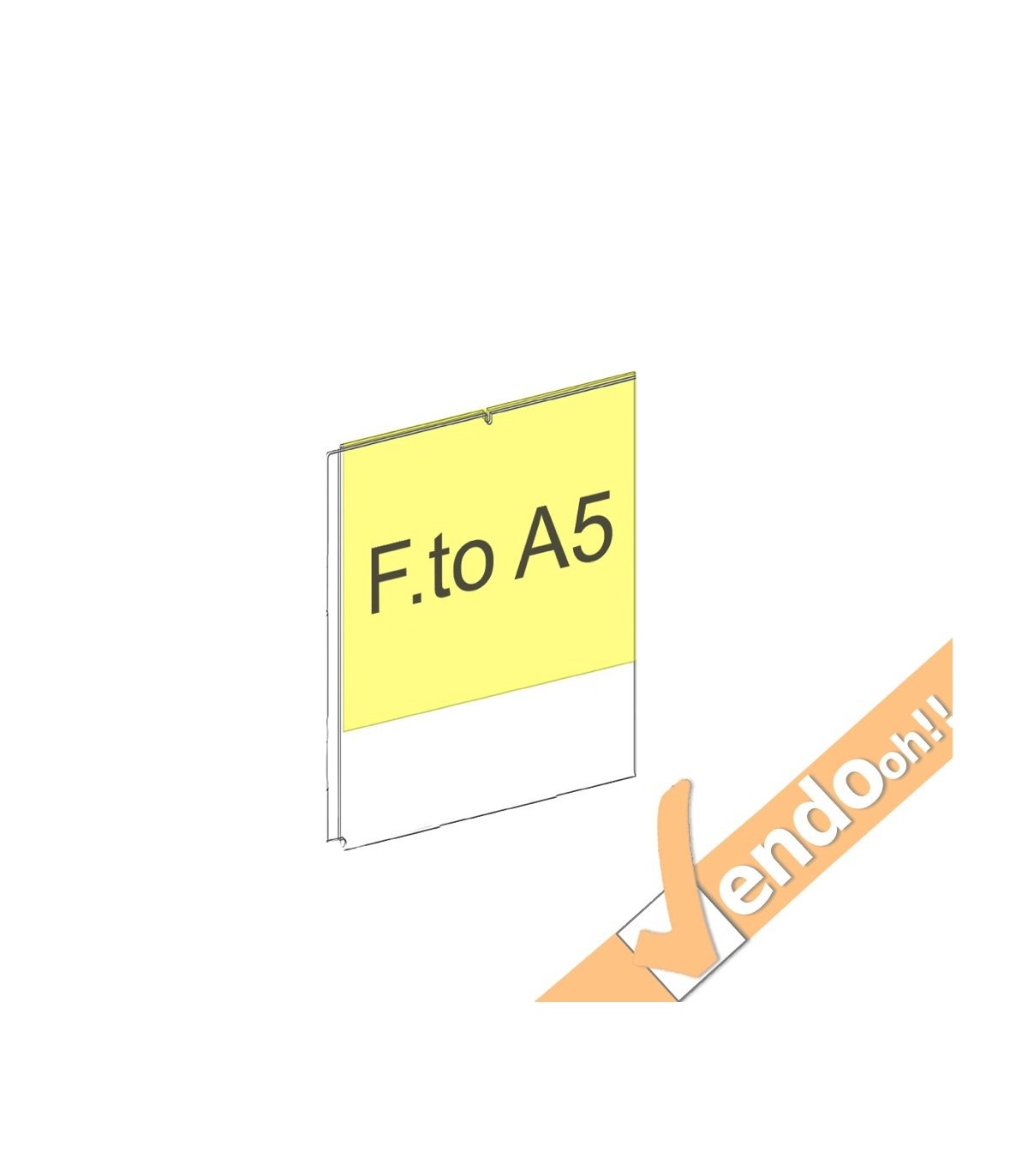 TARGA ESPOSITORE PUBBLICITARIO DA PARETE PORTA PANNELLI INDICAZIONI VARIE MISURE