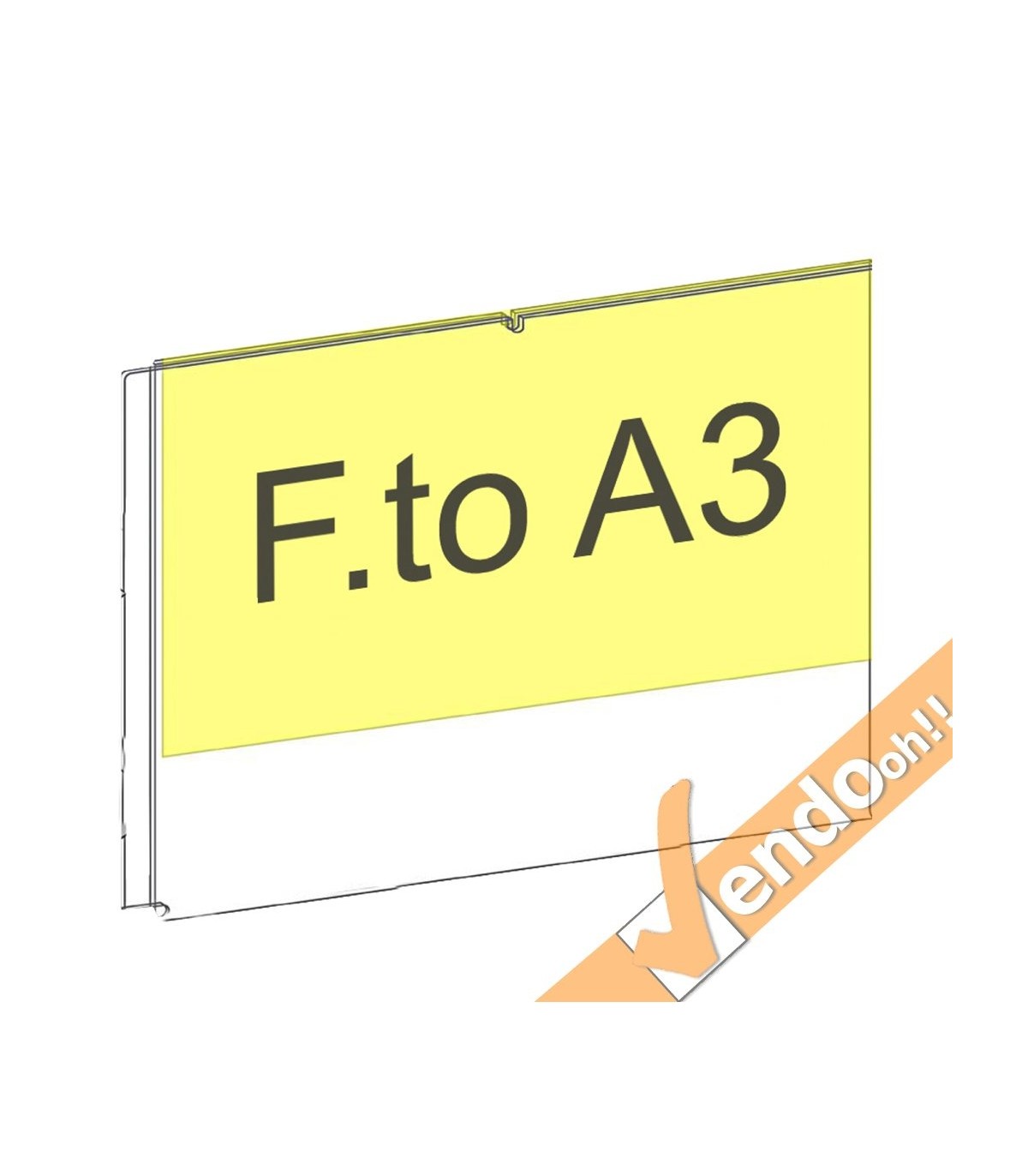 TARGA ESPOSITORE PUBBLICITARIO DA PARETE PORTA PANNELLI INDICAZIONI VARIE MISURE