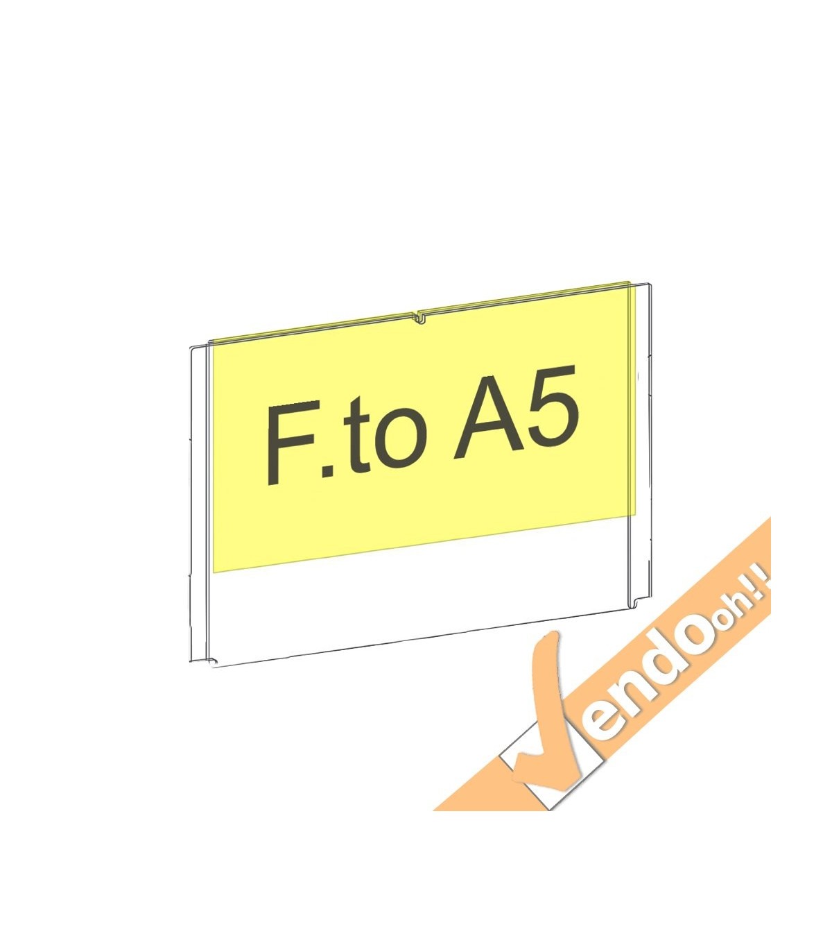 TARGA ESPOSITORE PUBBLICITARIO DA PARETE PORTA PANNELLI INDICAZIONI VARIE MISURE