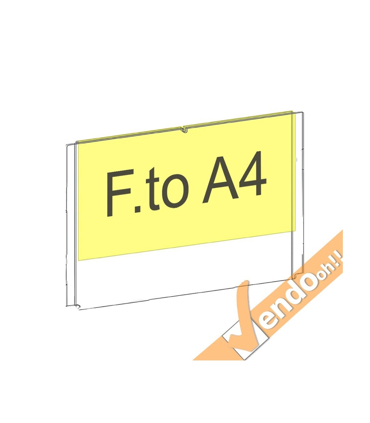 TARGA ESPOSITORE PUBBLICITARIO DA PARETE PORTA PANNELLI INDICAZIONI VARIE MISURE