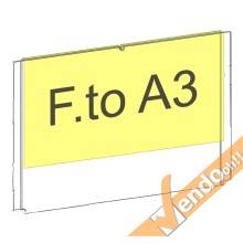 TARGA ESPOSITORE PUBBLICITARIO DA PARETE PORTA PANNELLI INDICAZIONI VARIE MISURE