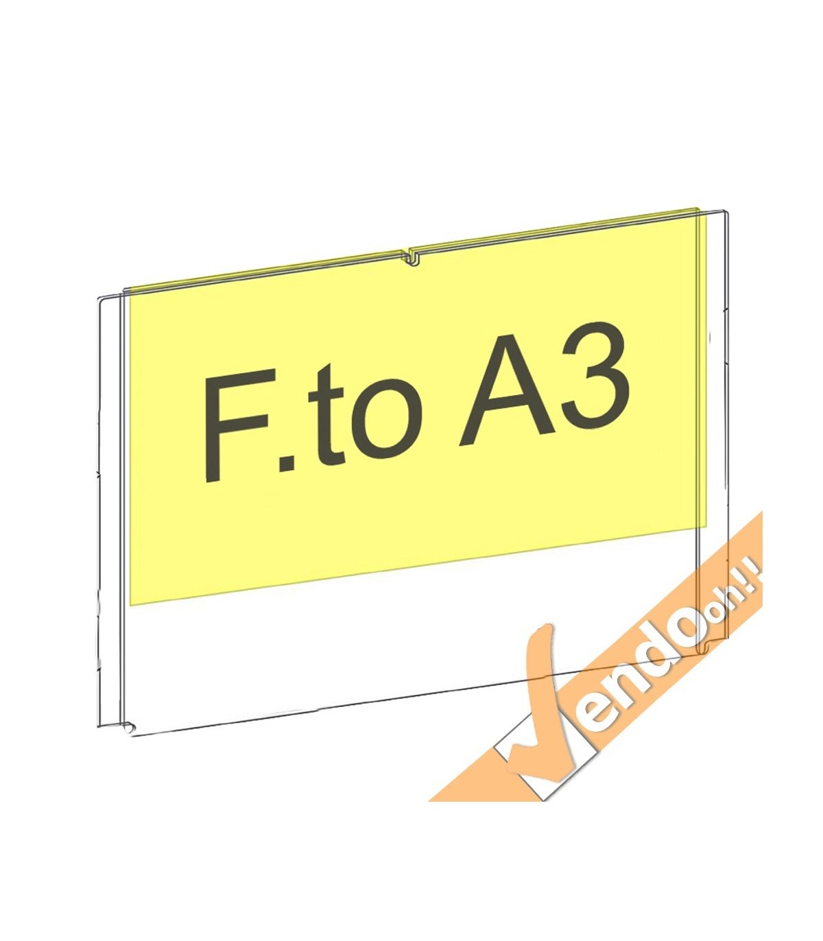 TARGA ESPOSITORE PUBBLICITARIO DA PARETE PORTA PANNELLI INDICAZIONI VARIE MISURE